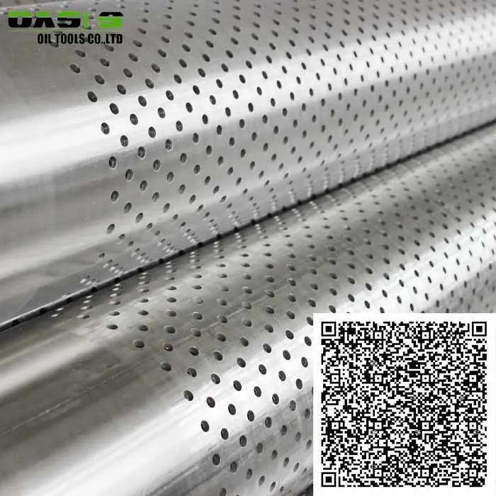 Stainless Steel ASTM A312 304L 316L Perforated Well Casing Pipe with Uniform Holes