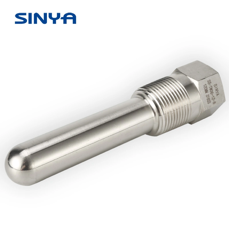 Manufacturer of Gauge Accessories Threaded Thermowell Supplier 316 Ss Temperature Deep Well