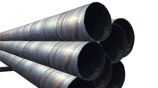 S275j0 6mm-20mm d'épaisseur API 5L X42 X52 X56 X60 Tuyau en acier SSAW Tuyau en acier en spirale soudé utilisé pour le prix d'usine du tuyau de tubage de puits d'eau
