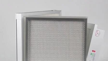 Mini filtre HEPA plissé H13 H14 de remplacement d'unité de filtre de ventilateur de salle blanche FFU pour le purificateur d'air industriel